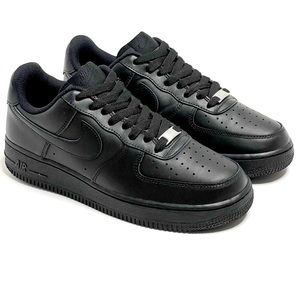 Nike Air Force 1 ‘07 Triple Black Low Top Sneakers